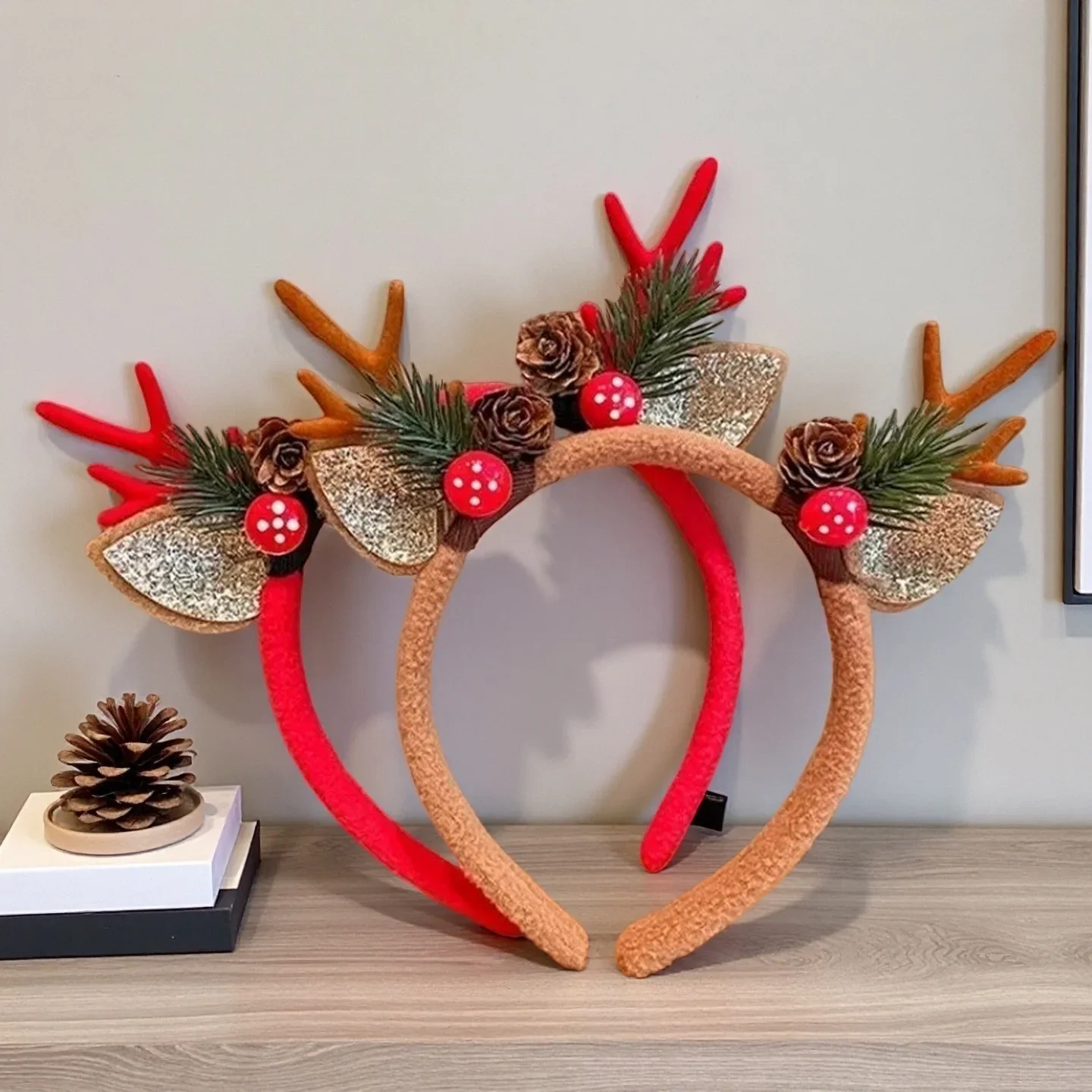 Reindeer Antlers Headband - 1Pc Christmas Headbands Christmas Parties Favors