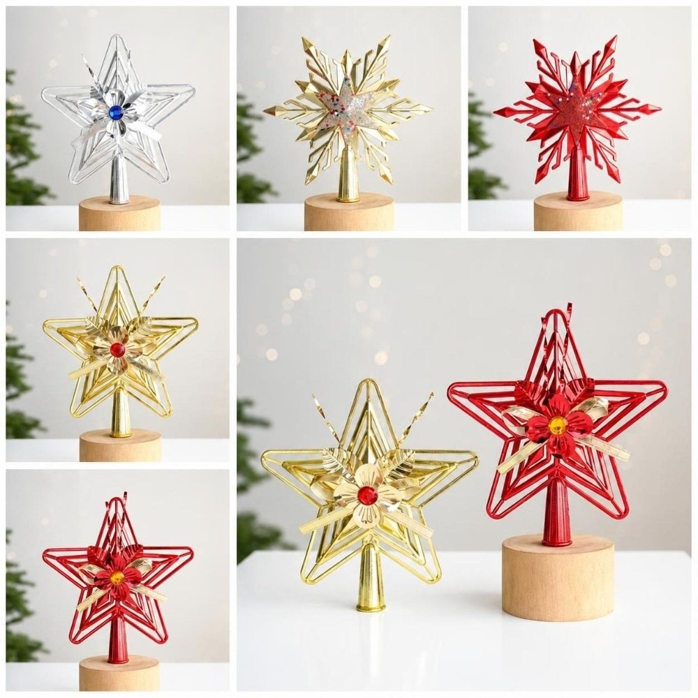 Festive Star Plastic Star Topp - Star Tree Topper ulasan dan harga