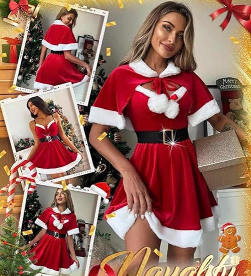 Santa Claus Costume Christmas  - Elf Costume Christmas ulasan dan harga
