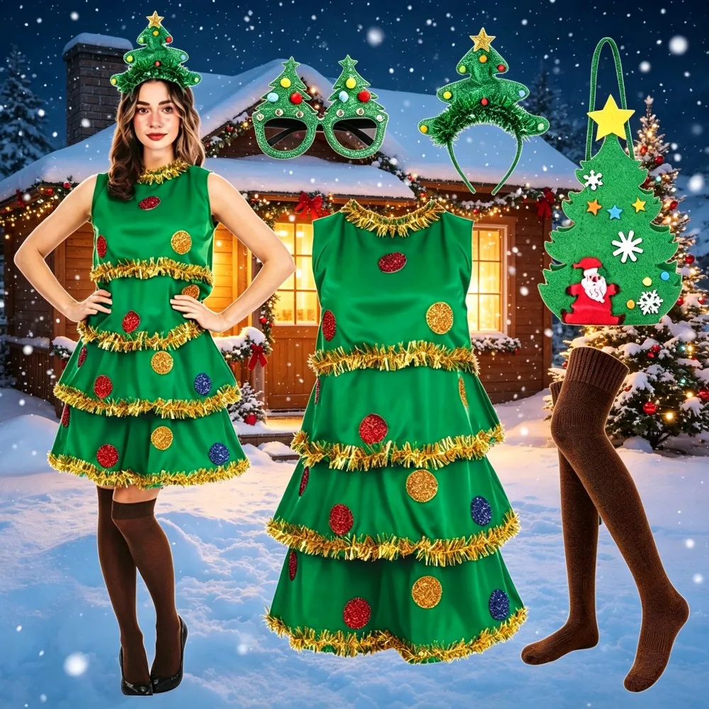 Adult Green Cute Elf Christmas - Elf Costume Christmas ulasan dan harga