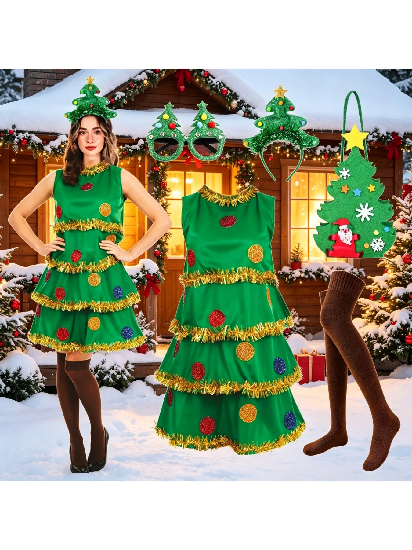 Adult Green Cute Elf Christmas - Elf Costume Christmas ulasan dan harga