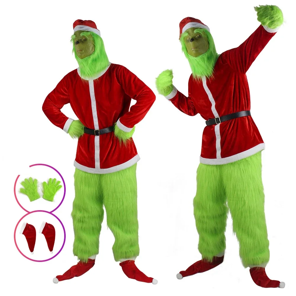 2026Cosplay Costumes Green Thi - Santa Hat Plush ulasan dan harga