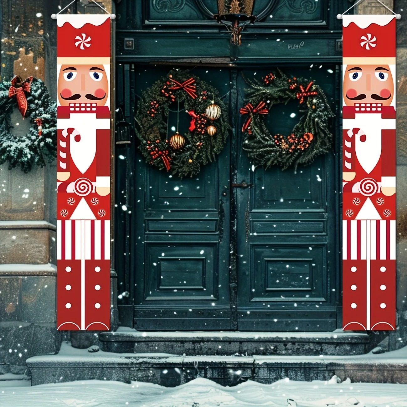 Christmas Banner Set Nutcracke - Nutcracker Figurine ulasan dan harga
